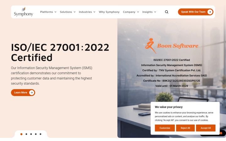 Screenshot of boonsoftware.com