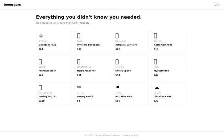 Screenshot of booorgers.com
