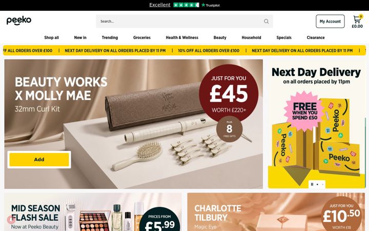Screenshot ta' boopbeauty.co.uk