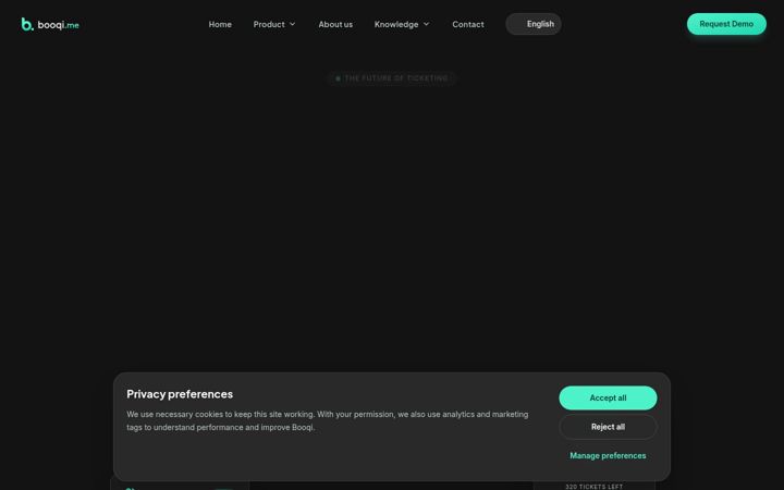 Screenshot of booqi.me