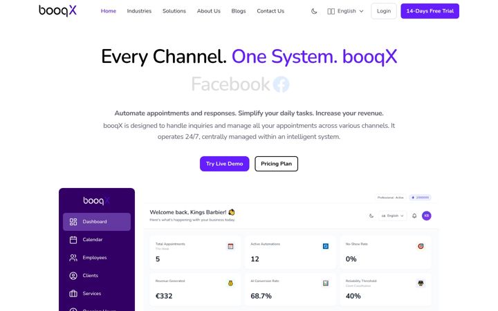 Screenshot of booqx.de