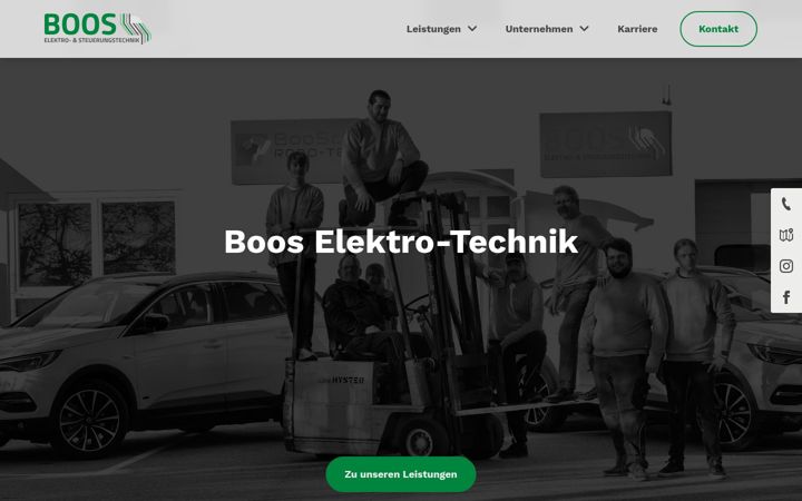 Screenshot of boos-elektrotechnik.de