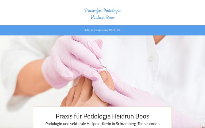Screenshot of boos-podologie.de