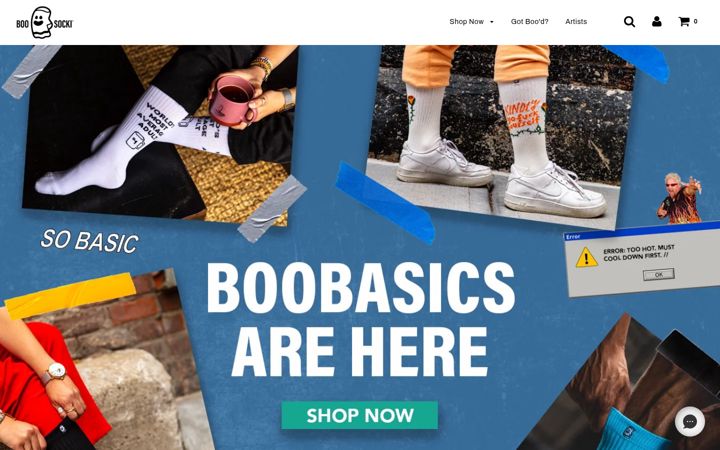 Screenshot of boosocki.com