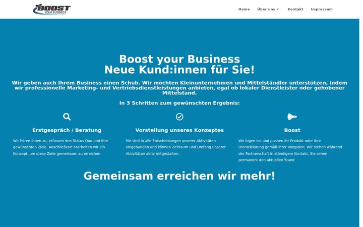Screenshot of boost-business.com