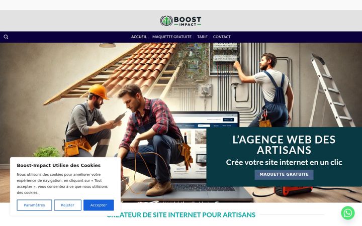 Screenshot of boost-impact.fr