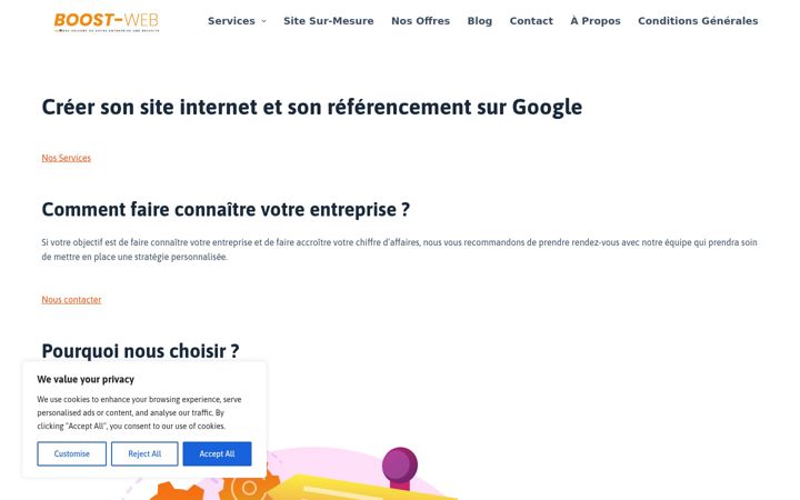 Screenshot of boost-web.fr