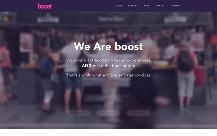 Screenshot of boost.se