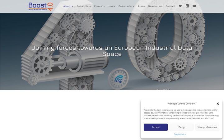 Screenshot of boost40.eu