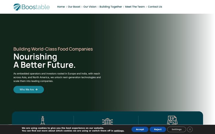 Screenshot of boostable.eu