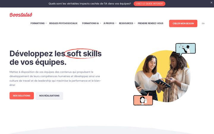 Screenshot of boostalab.com