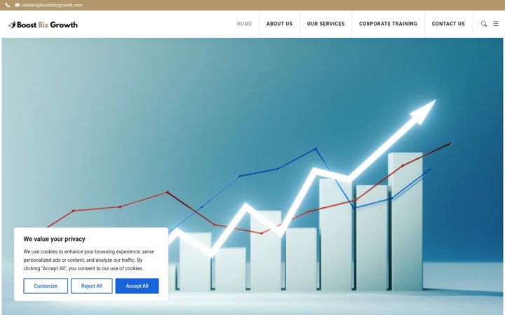 Screenshot of boostbizgrowth.com