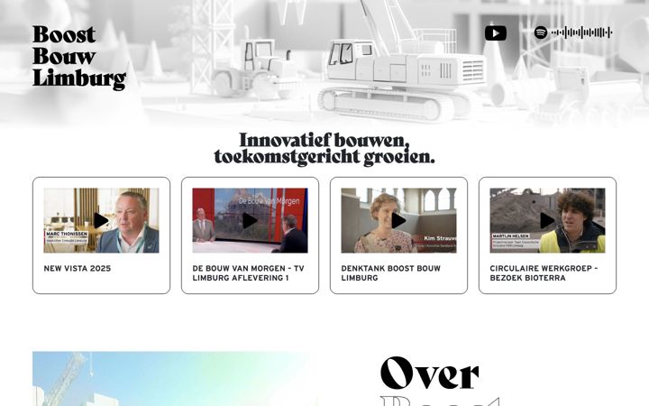 Screenshot of boostbouwlimburg.be
