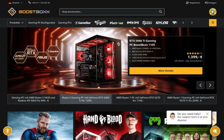 Screenshot of boostboxx.com