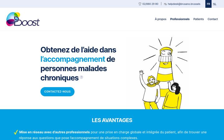 Screenshot of boostbrussels.be