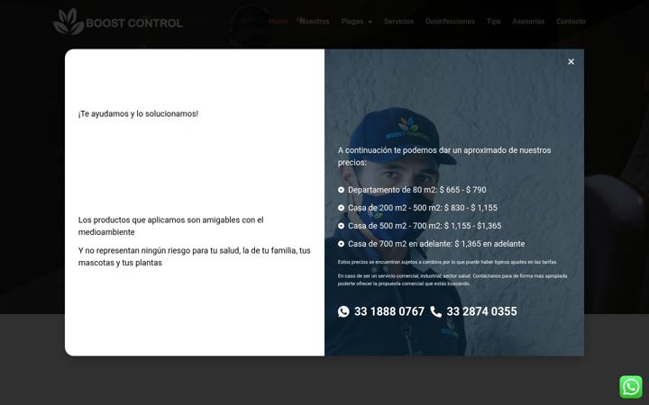 Screenshot of boostcontrol.mx