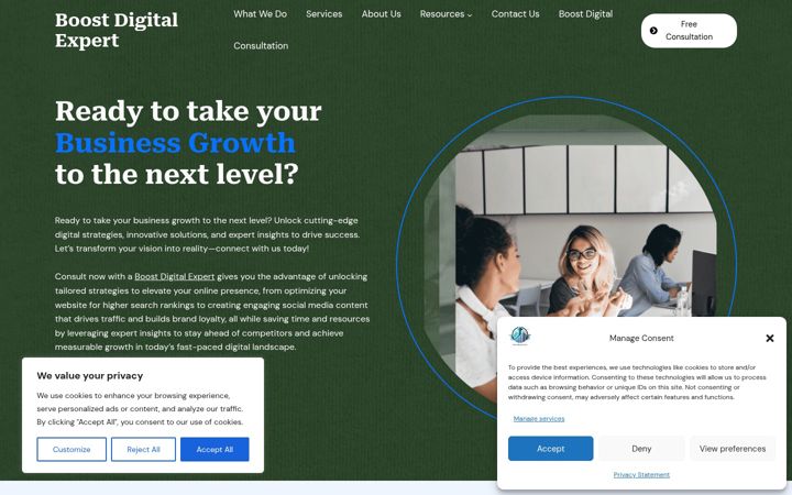 Screenshot of boostdigitalexpert.com