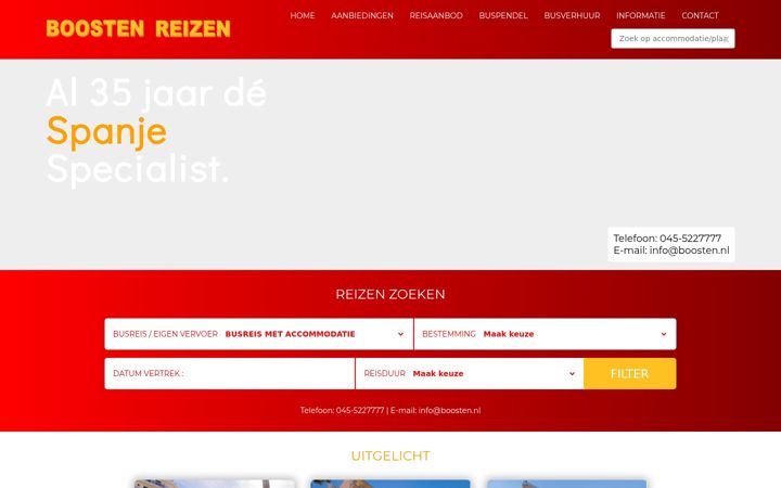 Screenshot of boosten.nl