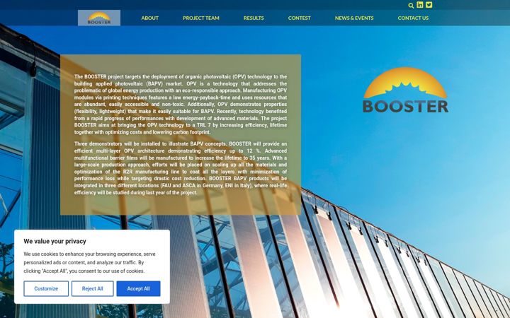 Screenshot of booster-opv.eu