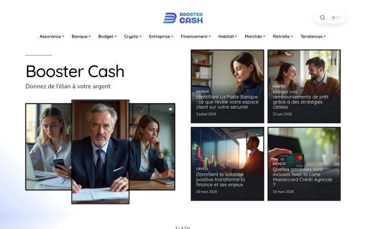 Screenshot of boostercash.fr