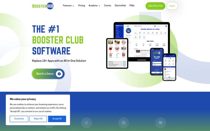 Screenshot of boosterhub.com