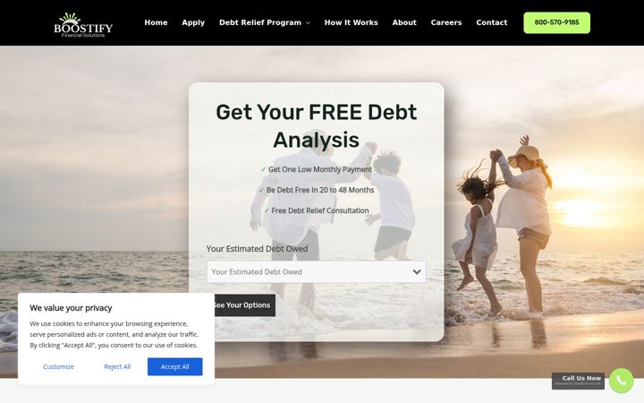 Screenshot of boostifycorp.com