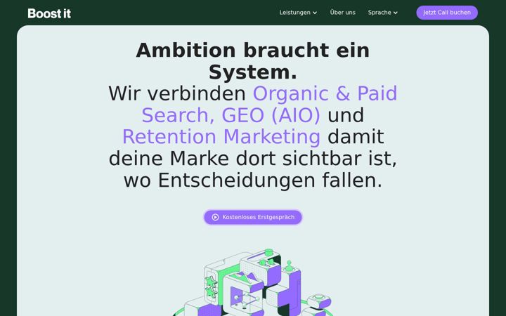 Screenshot of boostit.de