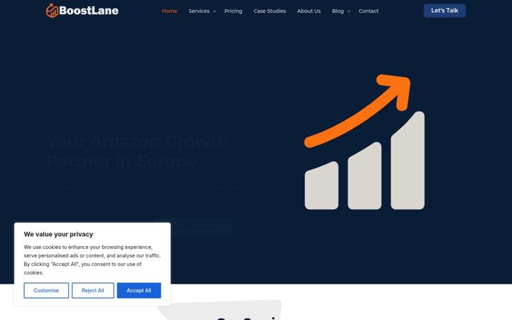Ekraanipilt saidist boostlane.eu