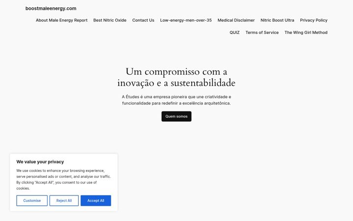 Screenshot of boostmaleenergy.com