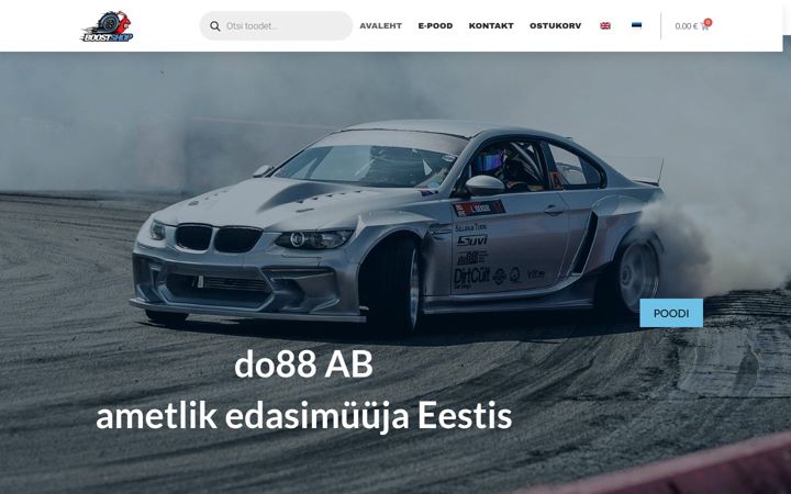 Screenshot of boostshop.ee