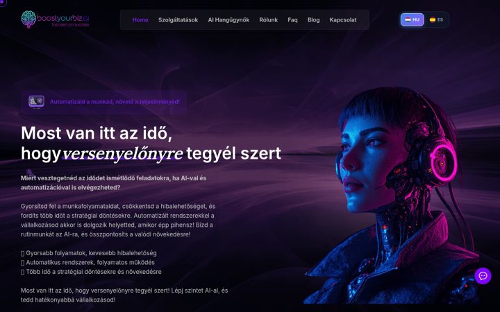 Screenshot of boostyourbiz.ai