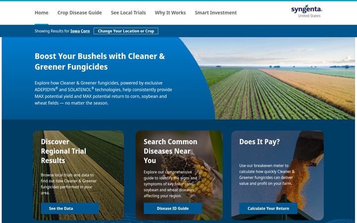 Screenshot of boostyourbushels.com