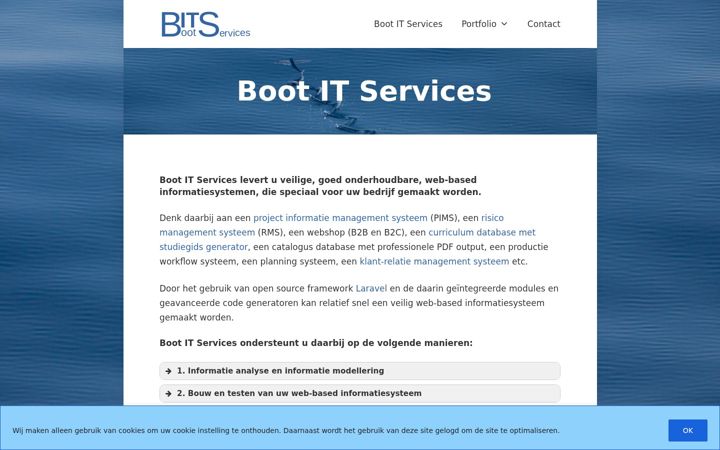 Screenshot of boot-it.nl