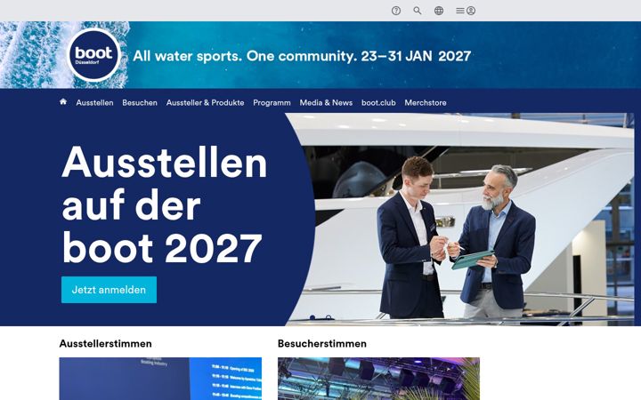 Ekraanipilt saidist boot.de