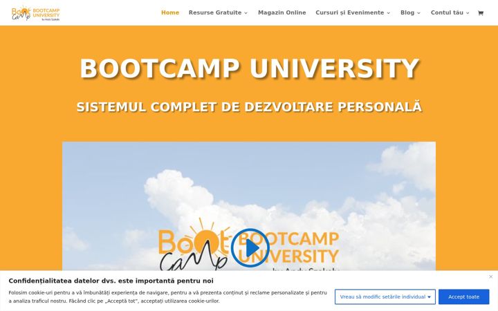 Screenshot of bootcamp.ro