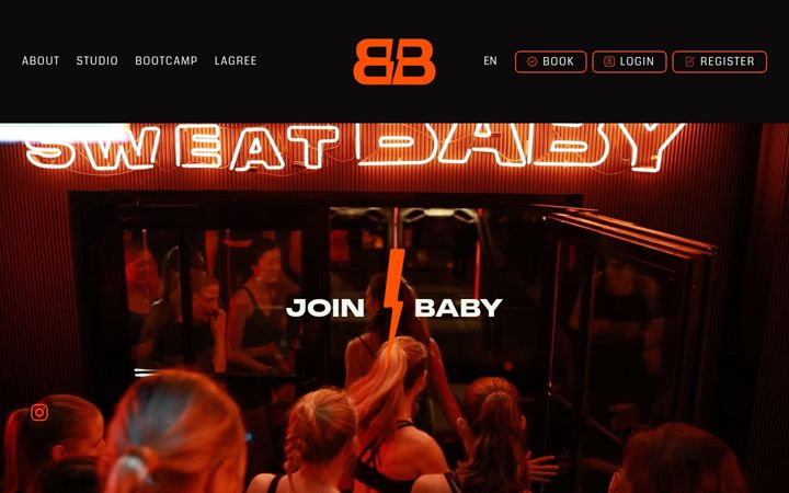Zrzut ekranu bootcampbaby.de