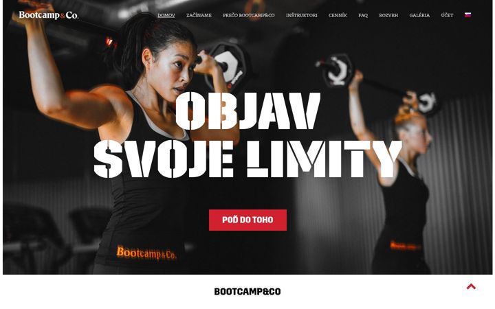 Screenshot of bootcampco.sk