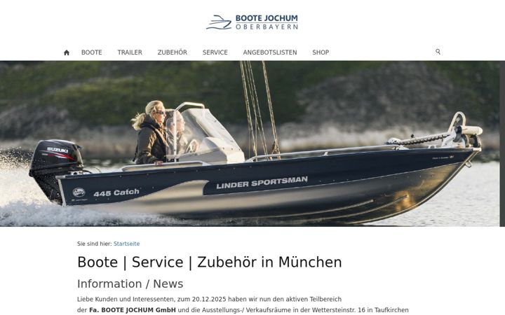Screenshot of boote-jochum.de