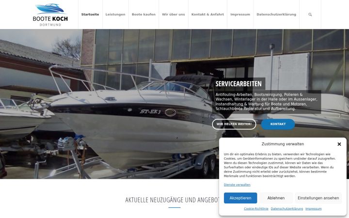 Screenshot of boote-koch.de