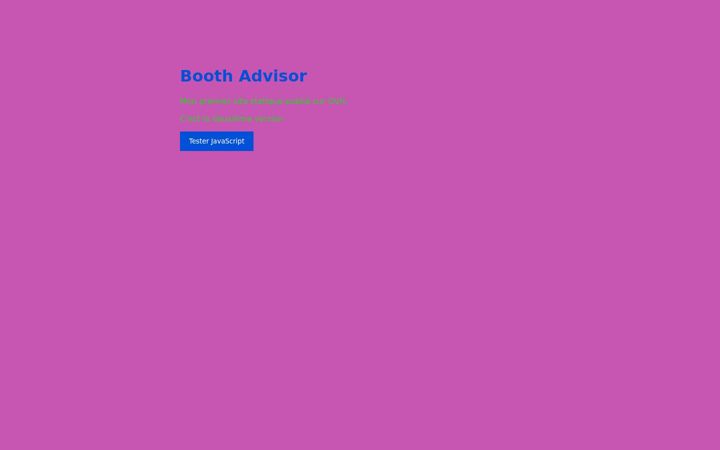 Screenshot of booth-advisor.com