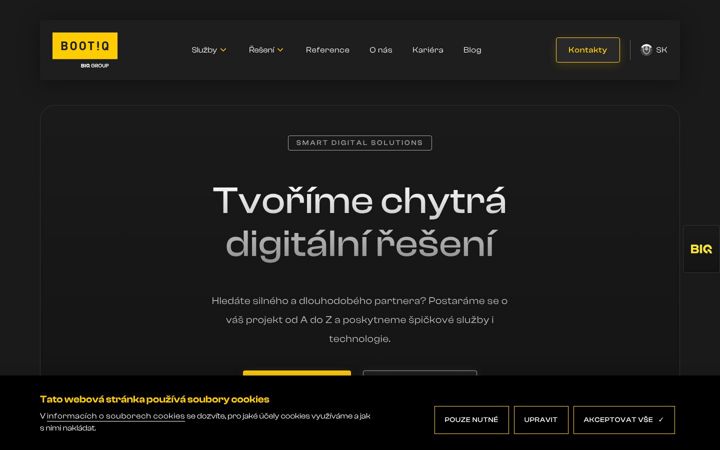 Screenshot of bootiq.io