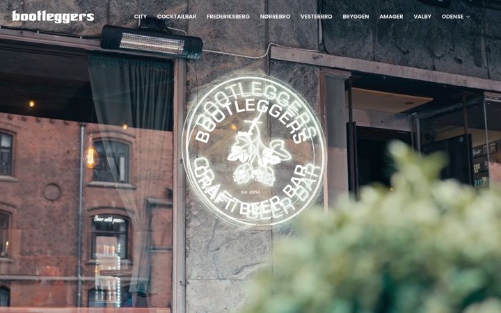 Screenshot of bootleggers.dk