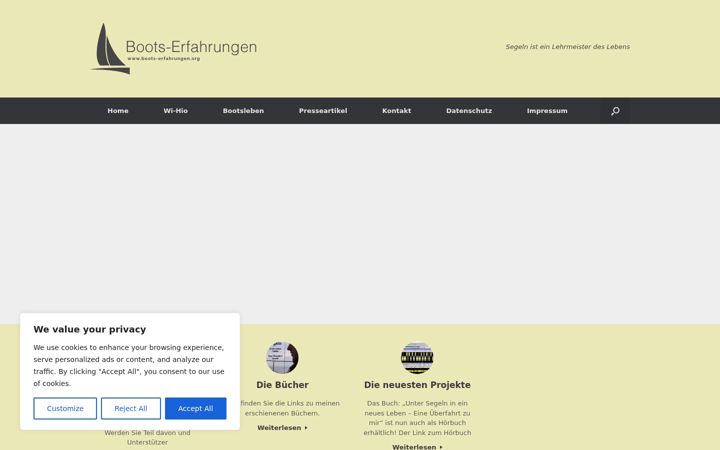Screenshot of boots-erfahrungen.org
