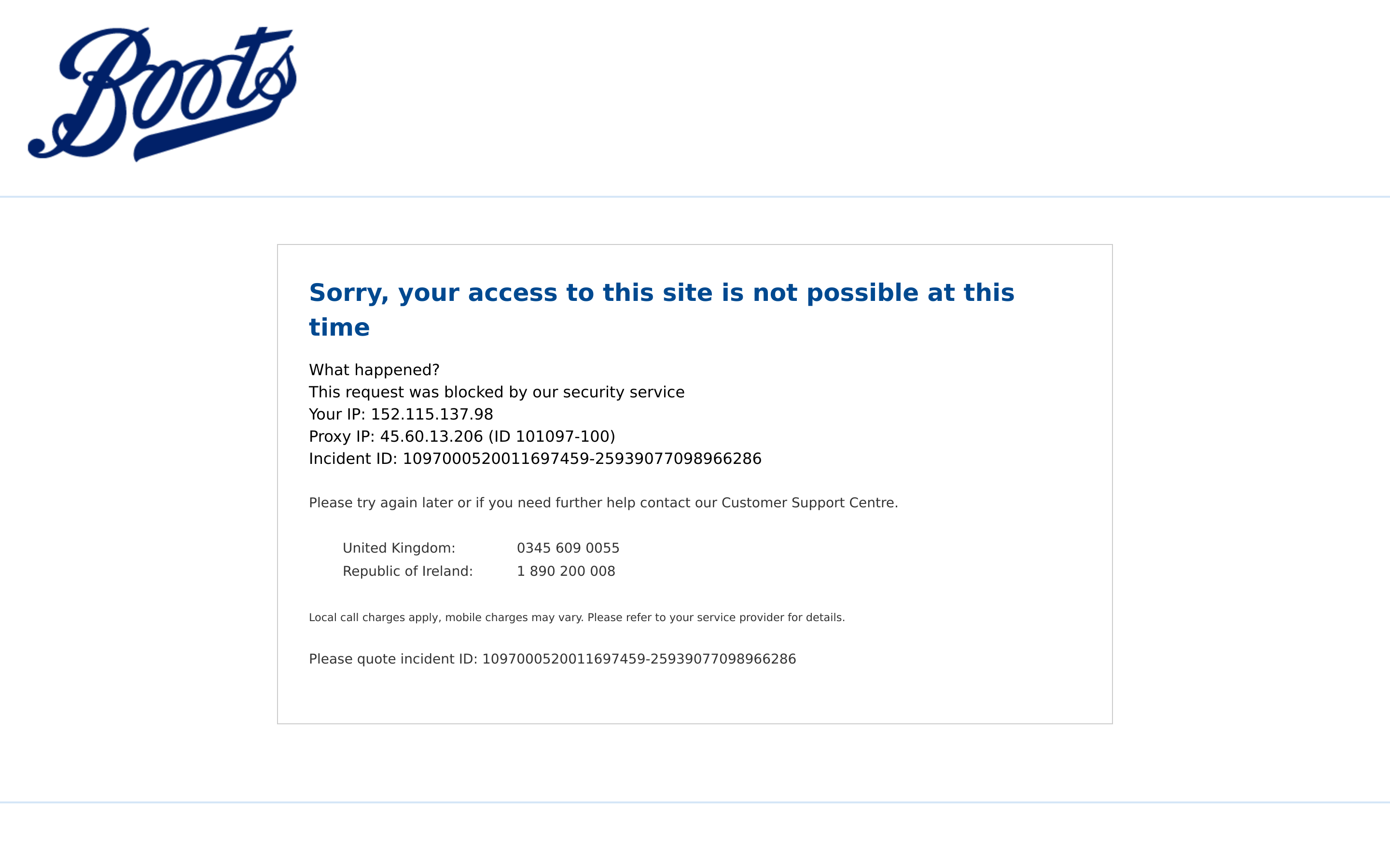 Screenshot of boots.com