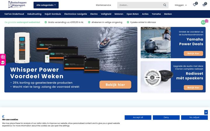 Screenshot of bootschappen.nl