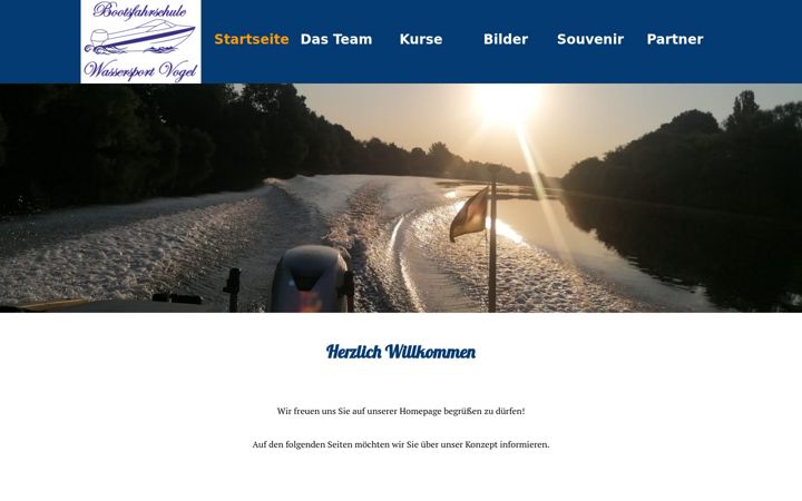 Snímek obrazovky bootsfahrschule-vogel.de