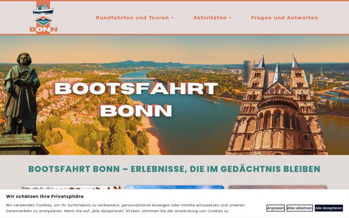Snímek obrazovky bootsfahrt-bonn.de