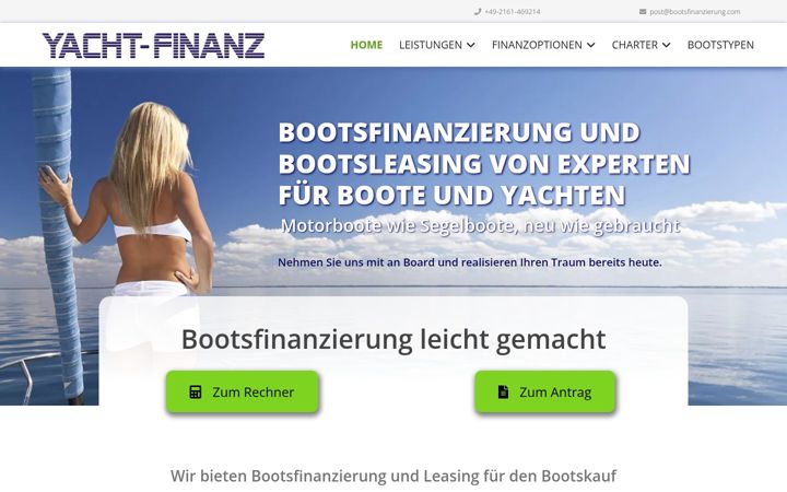 Screenshot of bootsfinanzierung.com