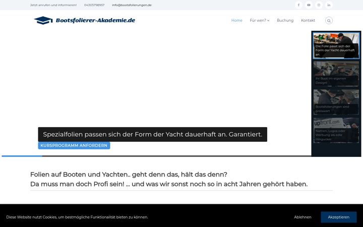 Screenshot of bootsfolierer-akademie.de