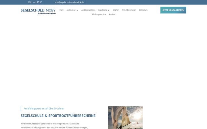 Screenshot of bootsfuehrerschein-duesseldorf.de